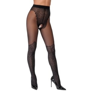 Cottelli Legwear Crotchless Tights 4