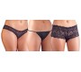 Cottelli Lingerie Комплект трусов черный M