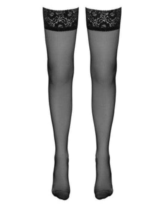 Cottelli Legwear Hold-up Stockings with seam 2