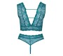 Cottelli Curves Bra Set teal XL