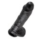 King Cock 10 inch Balls Black