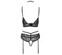 Abierta Fina Bra Set black S