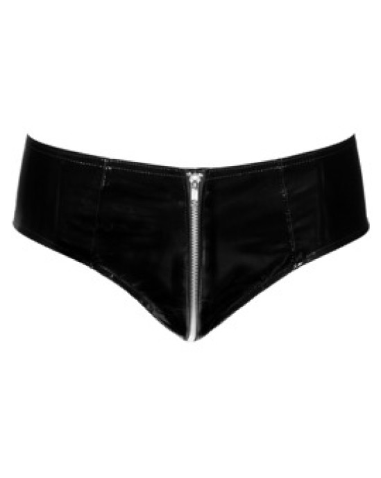 Black Level Vinyl Pants with a Zip S