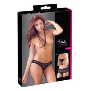 Cottelli Lingerie Biksīšu komplekts Black M