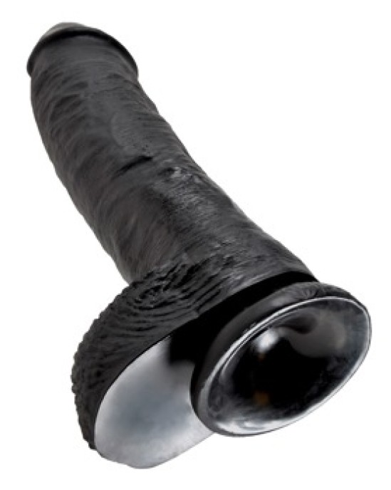 King Cock 10 inch Balls Black