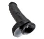 King Cock 10 inch Balls Black