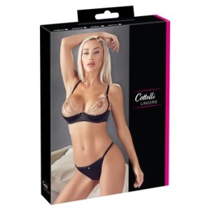 Cottelli Lingerie Plauktu krūšturu komplekts Sparkle 75B/S