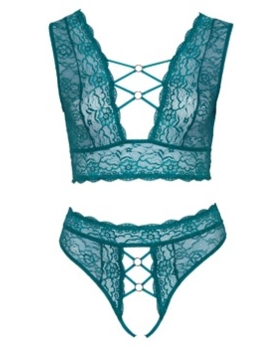 Cottelli Curves Bra Set teal XL