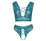 Cottelli Curves Bra Set teal XL