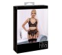 Abierta Fina Bra Suspender Set M