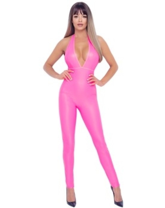 Cottelli Party Jumpsuit hot pink S