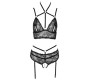 Abierta Fina Bra Set black S