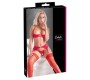 Cottelli Lingerie Shelf Bra Set red 80C/M