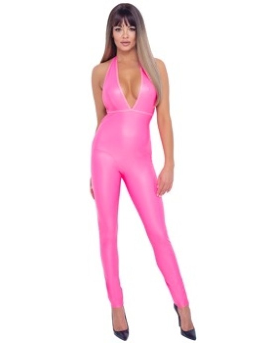 Cottelli Party Jumpsuit hot pink S