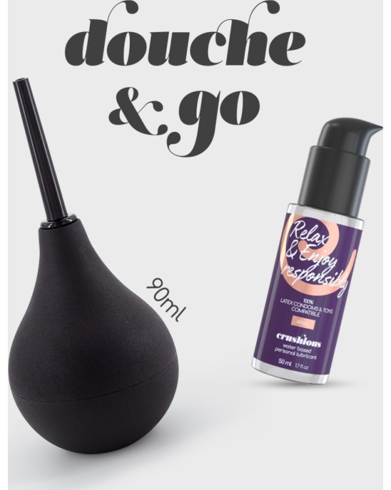 Crushious DOUCHE & GO ANAL DOUCHE 90ml AR ANAL LUBRIKANTI 50ml