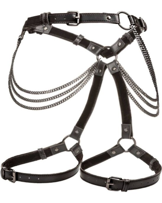 California Exotics EUPHORIA PLUS SIZE MULTI CHAIN THIGH HARNESS