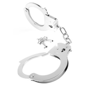 Fetish Fantasy Series FFS Metal Handcuffs Silver