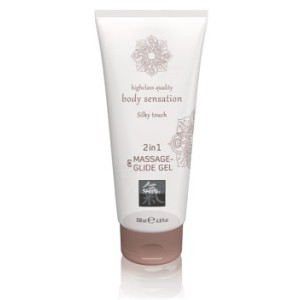 Hot Shiatsu Gel 2in1 Silky Touch 200 ml