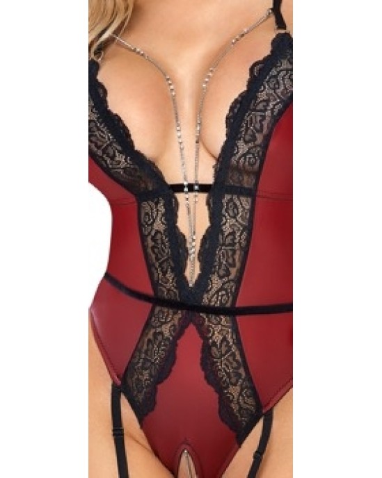 Abierta Fina Body red/black S