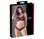 Cottelli Lingerie Бюстгальтер и трусы черные S/M