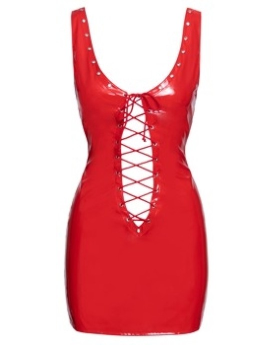 Black Level Vinyl Dress red S