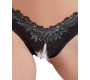 Cottelli Lingerie G-String Pearls black S