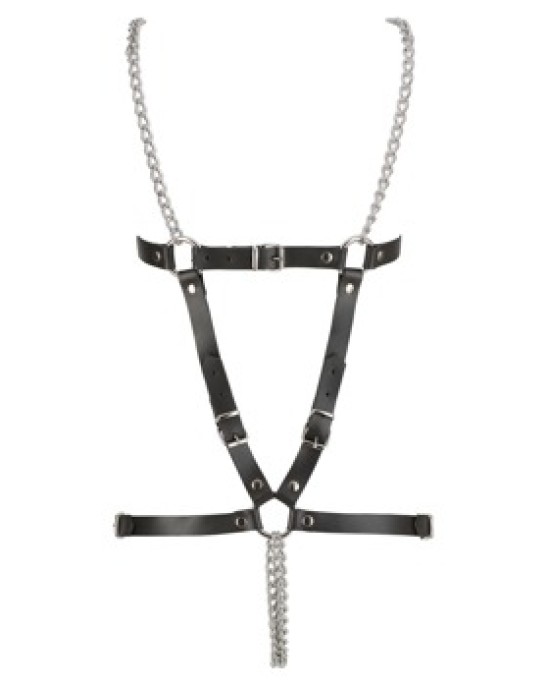 Zado Leather Harness 2 Chains S-L