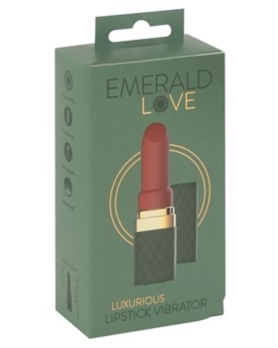 Emerald Love Роскошный вибратор для губной помады