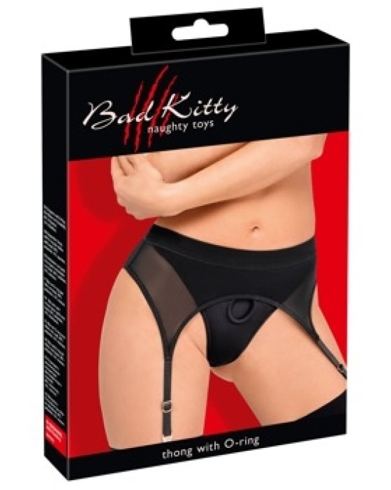 Bad Kitty Suspender Thong S