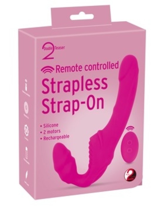 Strapless Strap-On RC вибрирующий ремешок без бретелек-O