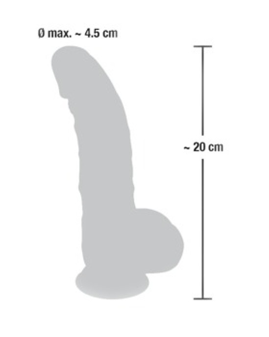 Medical Silicone Dildo 20 cm