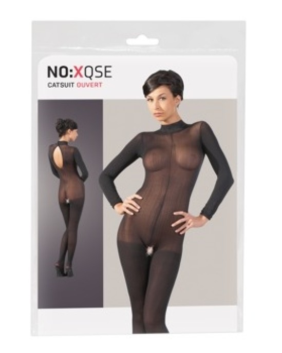 No:xqse Catsuit with Lace Collar S/M