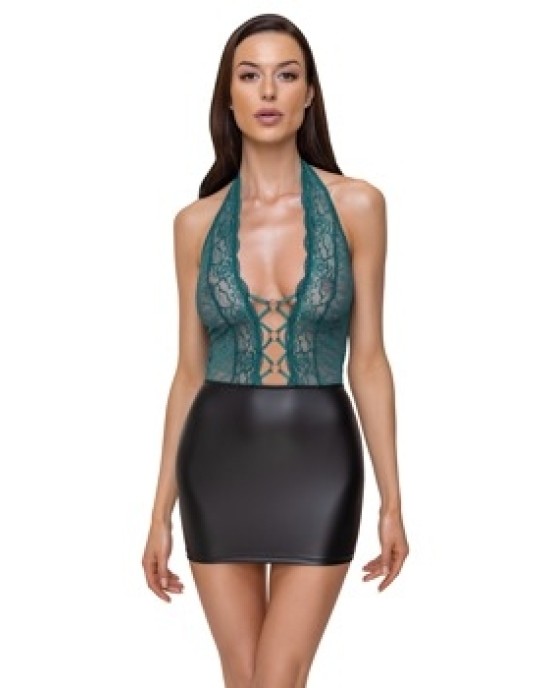 Cottelli Lingerie Dress black/teal S