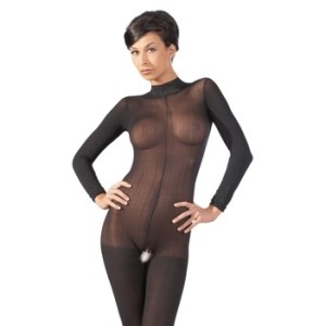 No:xqse Catsuit with Lace Collar S/M