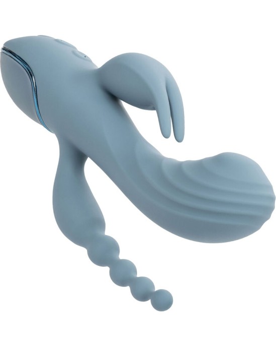 California Exotics VIBRATORS TRĪSkāršais ECSTASY GREY