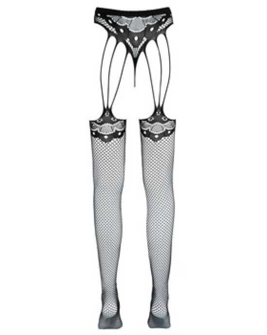 Cottelli Legwear String with Stockings S-L