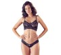 Cottelli Lingerie Bra and Briefs black L/XL