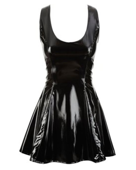 Black Level Vinyl Dress black M