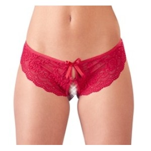 Cottelli Lingerie Lace Briefs Crotchless L