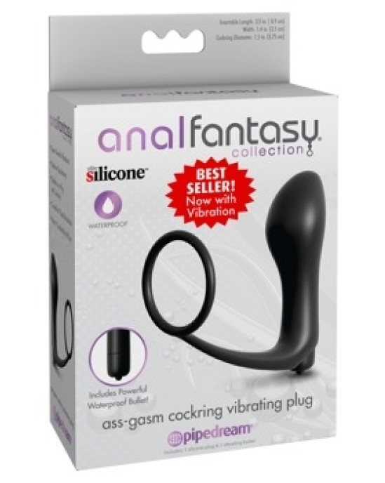 Analfantasy Collection Ass-Gasm Cockring vibr.