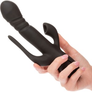 California Exotics VIBRATORS TRĪŠKĀRTĪGS EUPHORIA BLACK