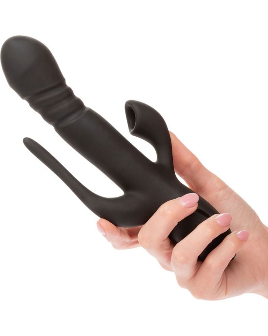 California Exotics VIBRATORS TRĪSkāršais EUPHORIA BLACK