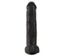 King Cock 15" Cock w Balls Dar