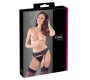 Cottelli Lingerie String & Suspenders black M