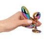 Anos Metal Butt Plug Set Rainb