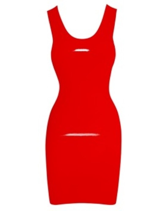 Late X Latex Dress red S