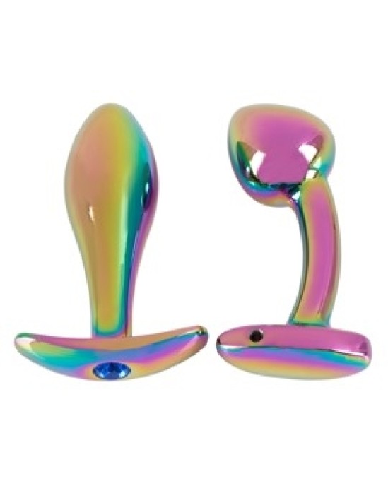 Anos Metal Butt Plug Set Rainb