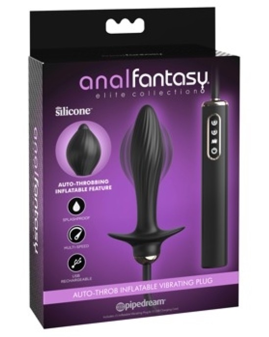 Anal Fantasy Elite AFE Auto-Throb Inflatable Plug