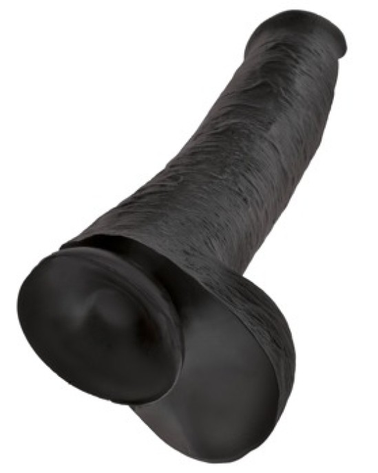 King Cock 15" Cock w Balls Dar