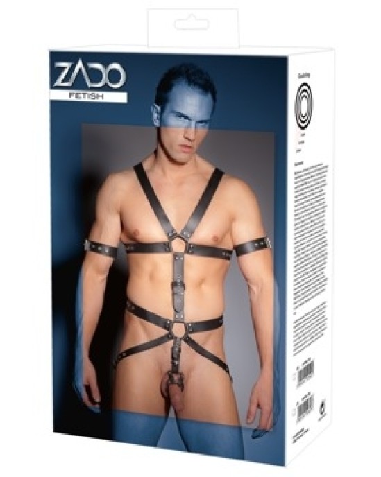 Zado Men's Leather Harness S/M